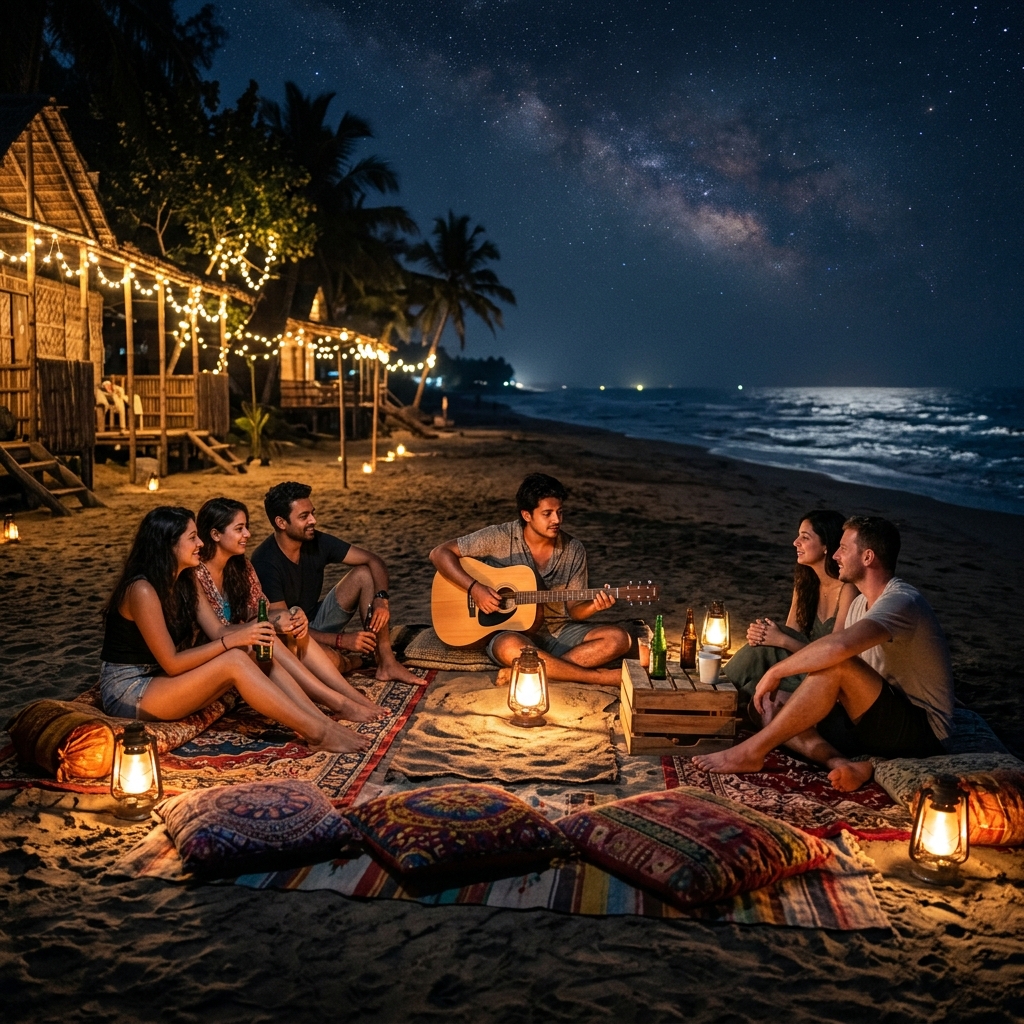 Acoustic Tunes by the Waves
