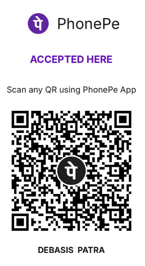 PhonePe QR Code Debasis Patra